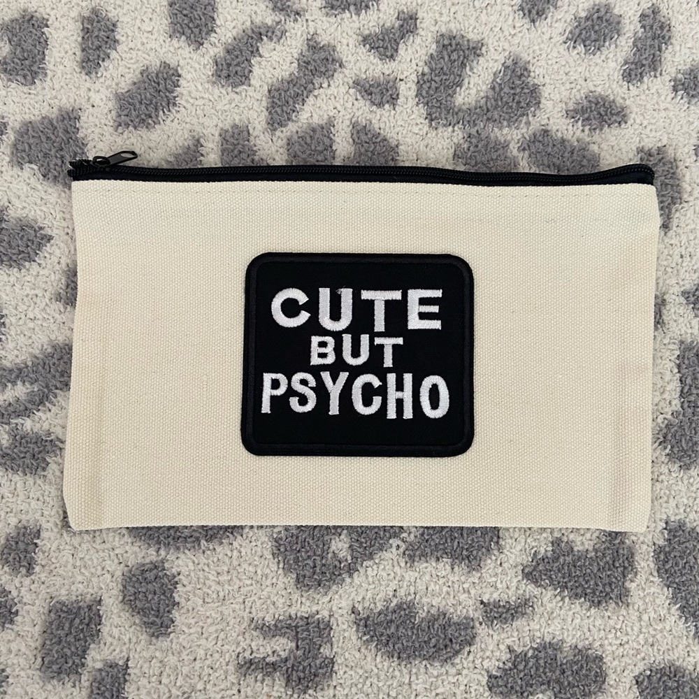 HANDMADE NEW CANVAS COSMETIC POUCH